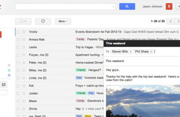 Gmail cambia e rende più facile scrivere email
